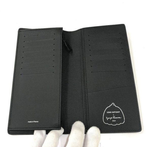 LOUIS VUITTON  MonogramEclipse Portefeuille Brazza Yayoi Kusama Wallet - Picture 14 of 16